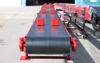 Front view of conveyor