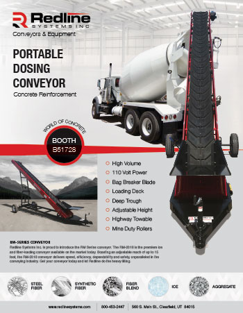 RM-2318 Ready Mix Conveyor World of concrete brochure