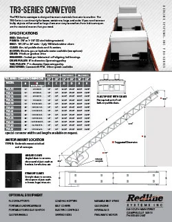 TR-Series Specification Sheet